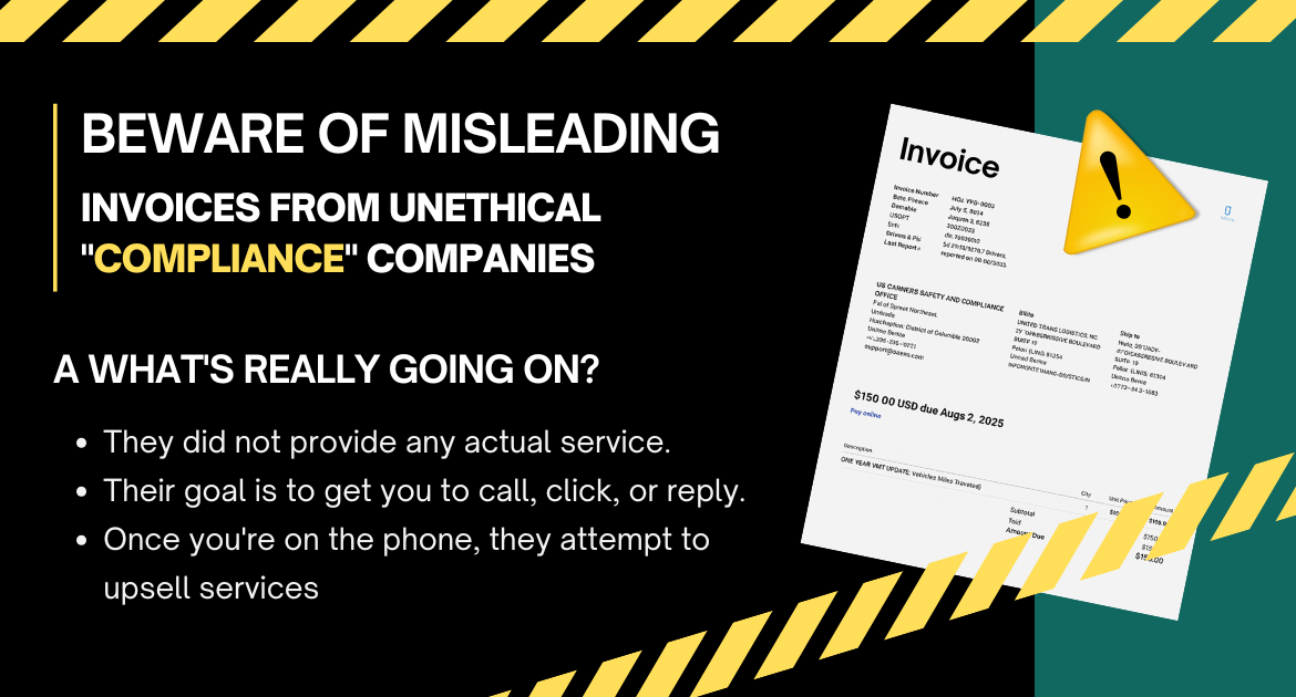 Misleading Invoices